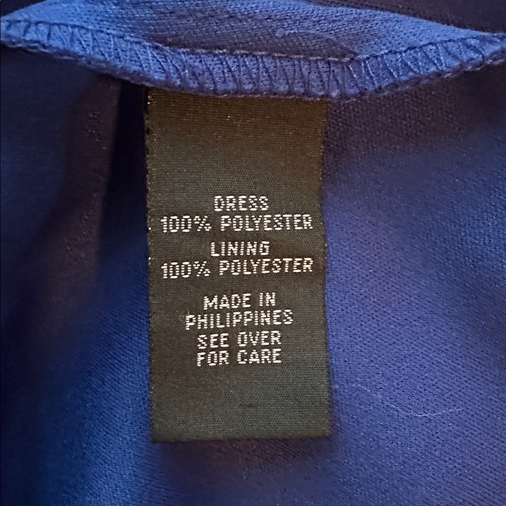 I.N. San Francisco Royal Blue Dress Size Small. - Picture 13 of 15